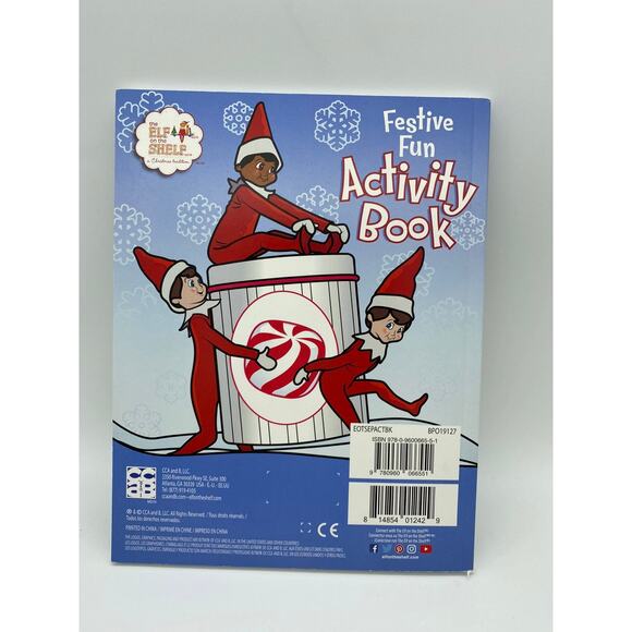 Elf on the Shelf Holiday Coloring and Activity Book - Picture 2 of 5